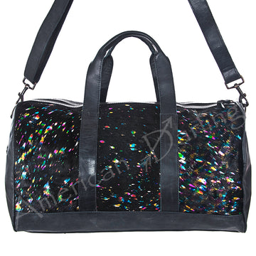 American Darling Duffel Hair On Genuine Leather Western Women Bag | Handbag Duffle Weekend Travel Bags for